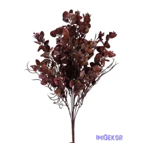 Műzöld leveles bokor 58 cm 369 - Bordó