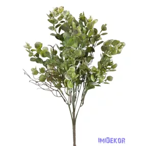 Műzöld leveles bokor 58 cm 369 - Fehér