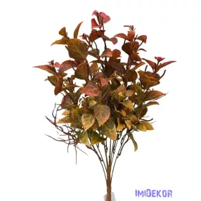 Műzöld leveles bokor 53 cm 389 - Narancs