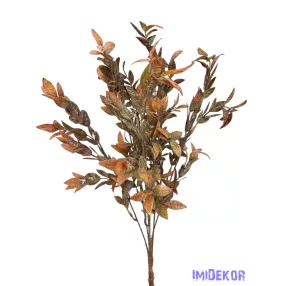 Műzöld leveles bokor 58 cm 368 - Narancs