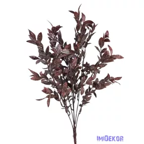 Műzöld leveles bokor 58 cm 368 - Bordó
