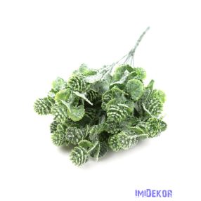 Hamvas műzöld csokor 34 cm - 379
