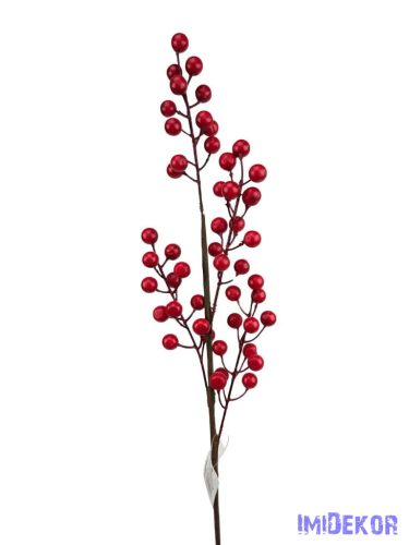 Bogyós ág 57cm - Bordó