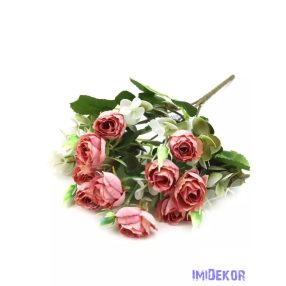 Vegyes kis csokor 32cm 334 - Fáradt Rózsaszín