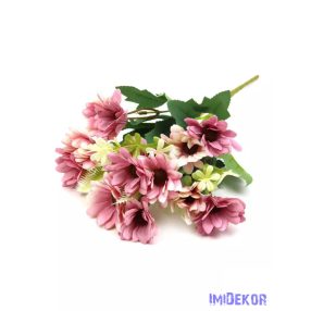 Vegyes színű margaréta csokor 35 cm - Mályva