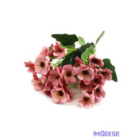 Kis virágos selyem csokor 33 cm 129 - Mályva