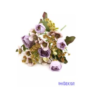 Vegyes kis csokor 29cm 392 - Lila