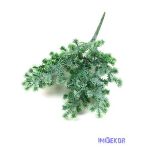 Műzöld tűlevelű csokor 34 cm - Világos zöld