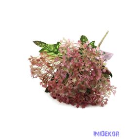 Művirágos műzöld leveles csokor 29 cm 360 - Mályva