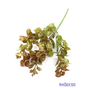 Műzöld leveles csokor 42 cm 364 - Világos Barna