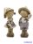 Drapp ruhás kalapos figura 11,5cm