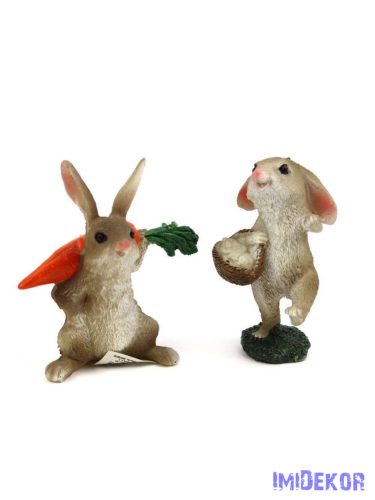 Vidám nyuszi figura 8cm