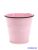 Színes bádog vödör 11,5cm - Rózsaszín