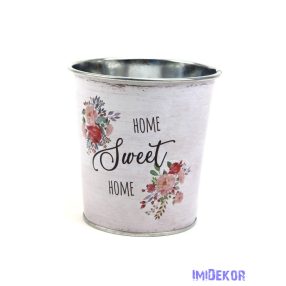 Mintás bádog kaspó 10 cm - 144