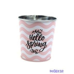 Mintás bádog kaspó 10 cm - 145