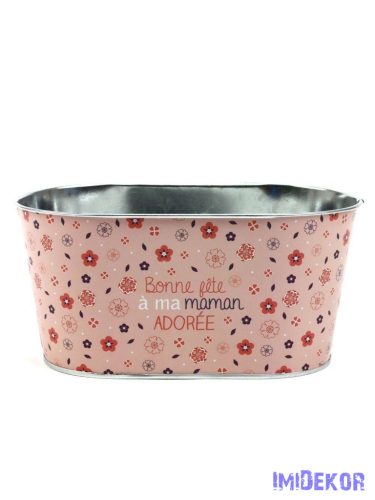 Mintás bádog ovális 10 cm - 149