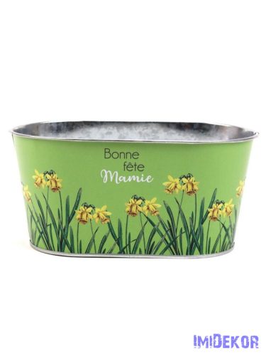 Mintás bádog ovális 10 cm - 150