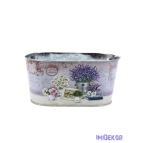 Mintás bádog ovális 10 cm - 151