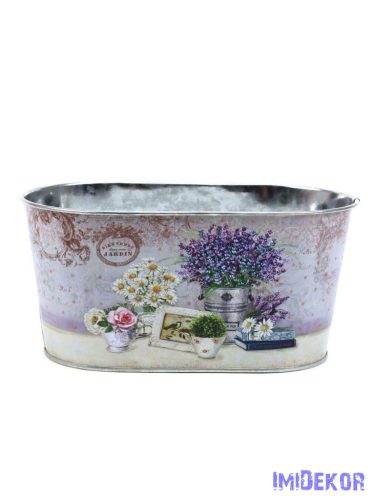 Mintás bádog ovális 10 cm - 151