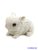 Törpe nyuszi figura 16x10cm - Fehér