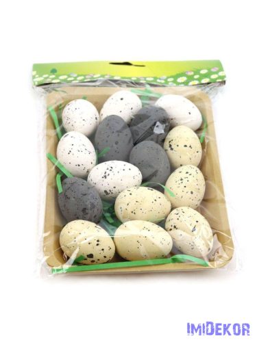 Pálcás színes tojás 14db/csomag kb 4cm - D