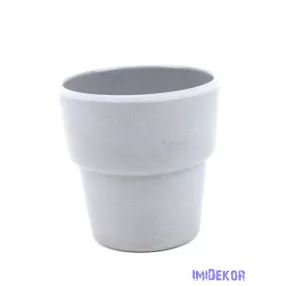 Standard műanyag kaspó 9cm - Szürke