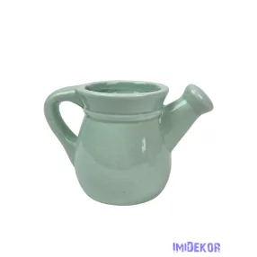 Színes locsoló kaspó 7,5 cm - Menta