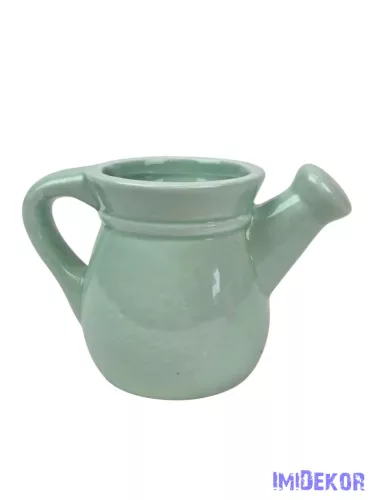 Színes locsoló kaspó 7,5 cm - Menta