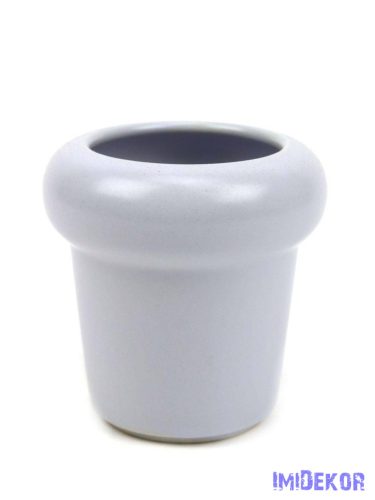 Peremes kaspó 9cm - Szürke