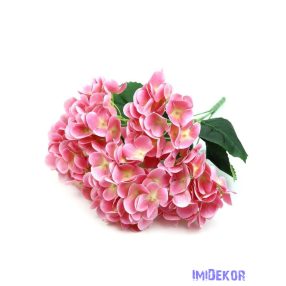 Hortenzia műcsokor 44cm - Rózsaszín