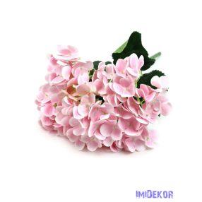 Hortenzia műcsokor 44cm - Halvány Rózsaszín