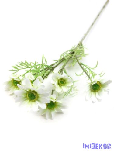 Szálas pillangóvirág ág 59cm - Fehér