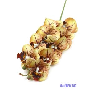 Orchidea 9 fejes ág 95cm - Cirmos Barna