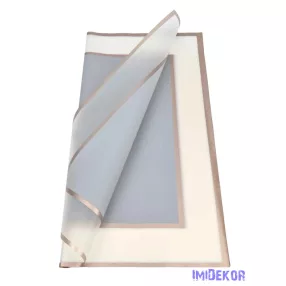 Fólia ív 58x58cm 20db/csomag Metál kerettel - Szürke