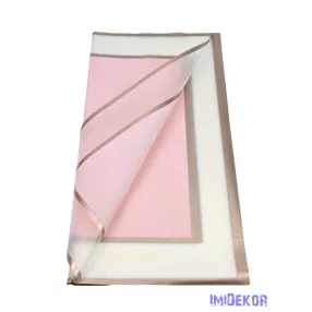 Fólia ív 58x58cm 20db/csomag Metál kerettel - Rózsaszín