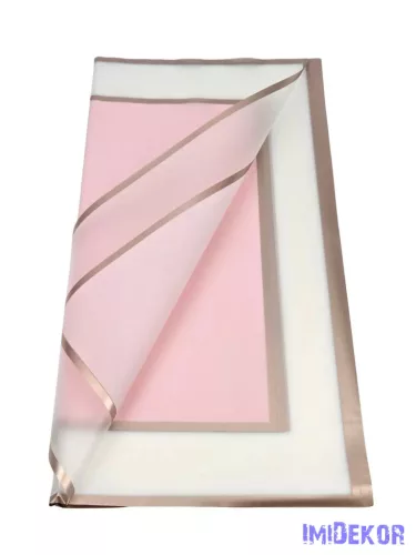 Fólia ív 58x58cm 20db/csomag Metál kerettel - Rózsaszín