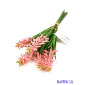 Gumi muscari 5 szálas köteg 28cm - Rózsaszín