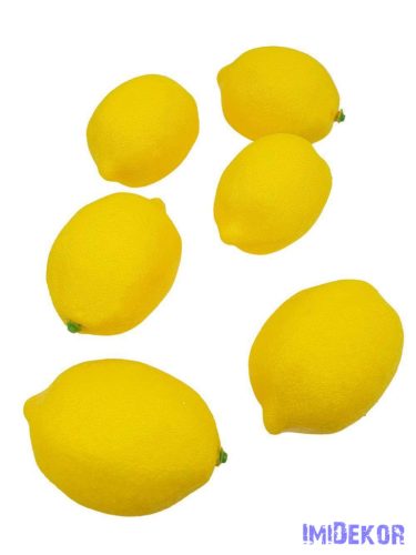 Mű citrom egész 8cm 6db/csomag