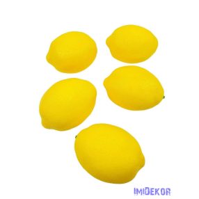 Mű citrom egész 9cm 5db/csomag