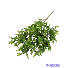 Nagy fürtbogyós műzöld csokor 60cm - Zöld