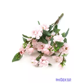Kis virágos ág köteg 46cm - Rózsaszín