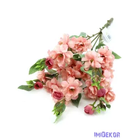 Kis virágos ág köteg 46cm - Fáradt Rózsaszín