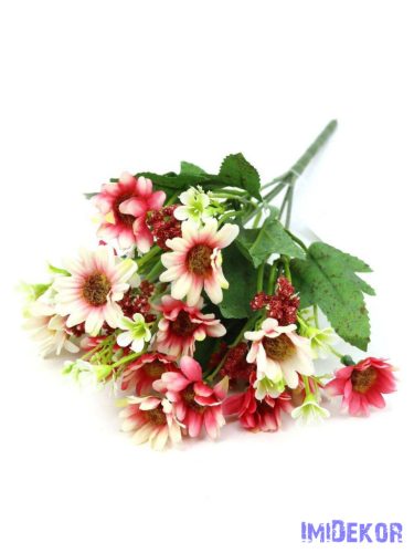 Vegyes színű margaréta csokor 28cm - Cirmos