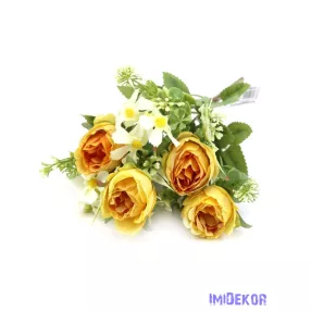 Vegyes színű kis csokor 320 29cm - Sárga