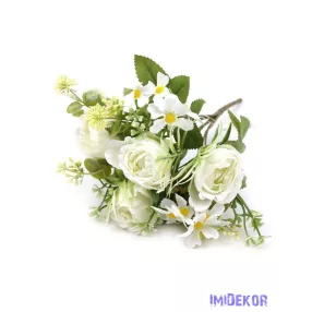 Vegyes színű kis csokor 320 29cm - Fehér