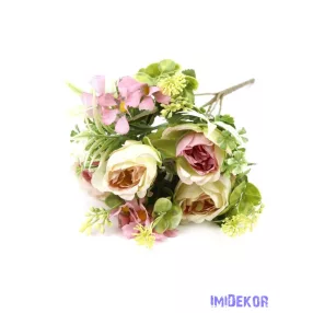 Vegyes színű kis csokor 320 29cm - Cirmos Rózsaszín