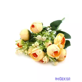 Boglárka selyemvirág csokor 28cm - Cirmos