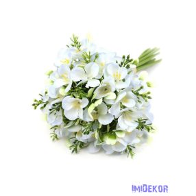 Hortenzia selyem köteg 30cm - Halvány Kék