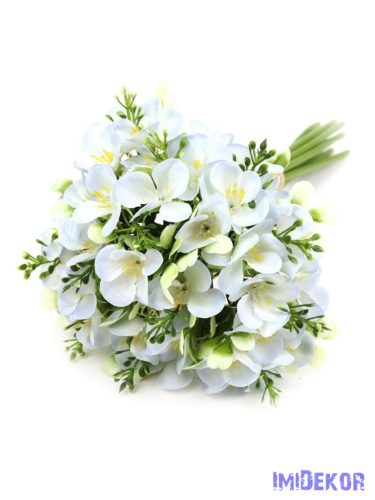 Hortenzia selyem köteg 30cm - Halvány Kék