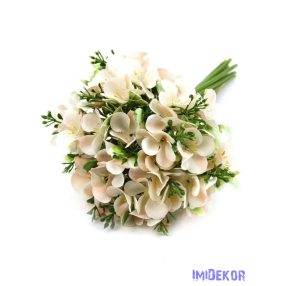 Hortenzia selyem köteg 30cm - Barack